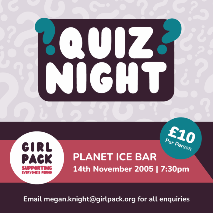 Girl Pack Quiz Night Entry